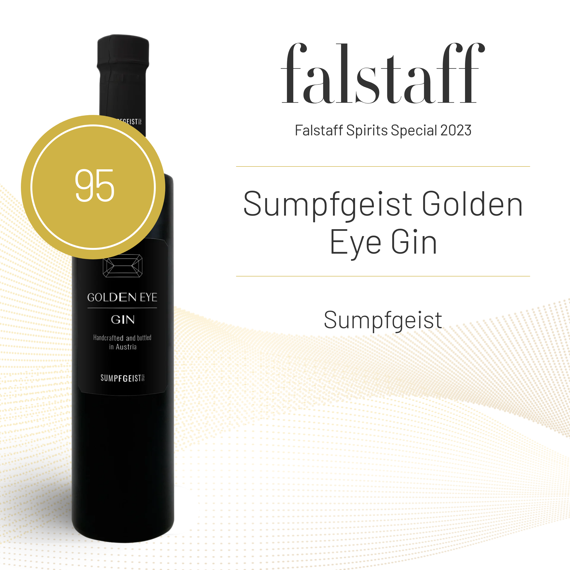 GOLDEN EYE GIN Sample 0,1 Liter